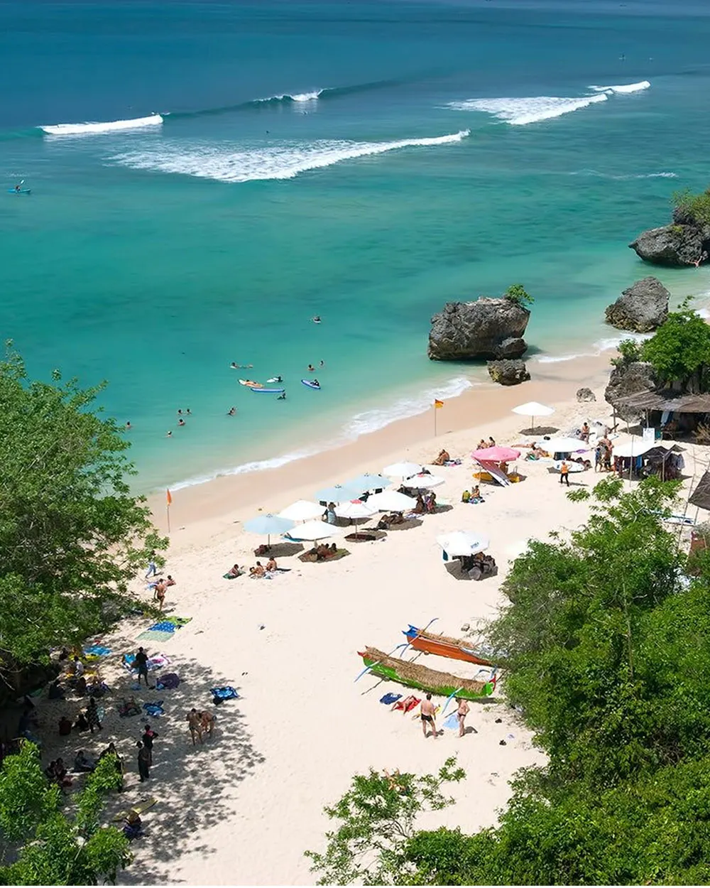 Padang Padang Beach near Bombora Surf Camp Uluwatu